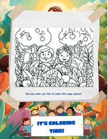 Bible Heroes Coloring Adventure - Adam and Eve Story and Activities