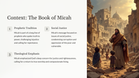 The Prophecy of Micah 6: A Call to Compassion