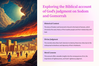 The Destruction of Sodom and Gomorrah: A Lesson from Genesis 19