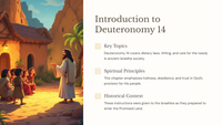 Deuteronomy 14 -Holiness and God's Provision
