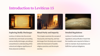 Leviticus 15: A Biblical Exploration of Bodily Discharges