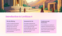 Die sonde-offer: Levitikus 4 