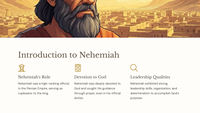 Die verhaal van Nehemia 1- Die herbou van die mure van Jerusalem 