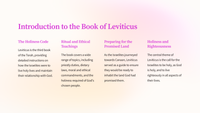 Levitikus 19: 'n Onderrigeenheid oor God se Heiligheid 