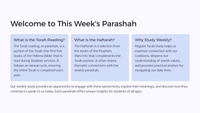 Weekly Torah & Haftarah Readings - 26th April 2025