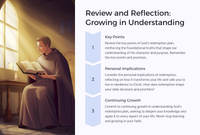 Easter Unit Lesson 1; Setting the Stage Gods Redemption Plan