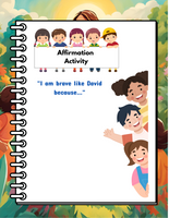 Bible Heroes Coloring Adventure - David & Goliath Story and Activities