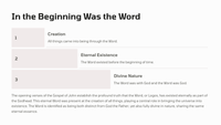 John 1:1-18 - The Word Became Flesh