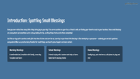 Daily Devotions #7 -Little Blessings Finding Joy in Small Things
