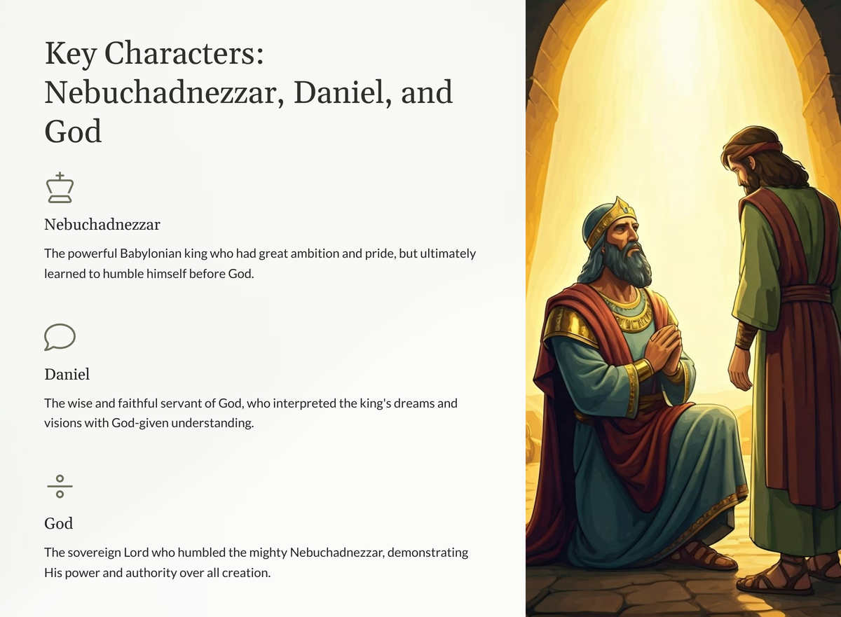 Daniel 4 - The Story of Nebuchadnezzar's Humbling| gofindgod.com