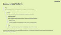 Lesson 8 - Structure of the Modern Catholic Church