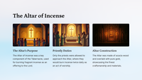 Exodus 30 -The Altar of Incense and the Census Tax