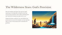 In Deuteronomy 8 - A Lesson in Remembrance
