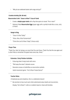 GoFindGod Curriculum | Kindergarten Term 1 – Week 9
