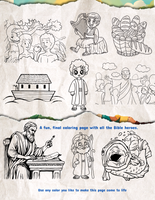 Bible Heroes Coloring Adventure - Good Samaritan -Story and Activities