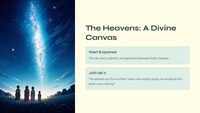 The Heavens Declare: Exploring Psalm 19:1