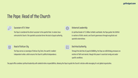 Lesson 8 - Structure of the Modern Catholic Church