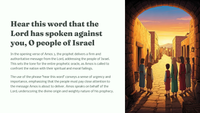Amos 3 - A Prophetic Call to the Nation of Israel