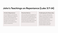 The Gospel of Luke 3 : Preparing the Way for the Messiah