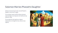 The Wisdom of King Solomon - 1 Kings 3