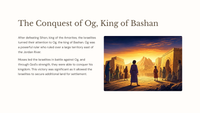 Deuteronomy 3 - The Conquest of Og, King of Bashan