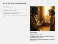 Bible Backpack - Benevolence - Living God’s Generosity