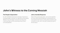 The Gospel of Luke 3 : Preparing the Way for the Messiah