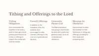 Deuteronomy 14 -Holiness and God's Provision