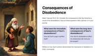 1 Samuel 15 - Saul se ongehoorsaamheid en verwerping