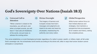 Exploring Isaiah 18