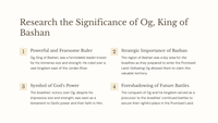 Deuteronomy 3 - The Conquest of Og, King of Bashan