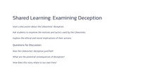 Joshua 9 -The Deception of the Gibeonites