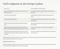 Micah 3: Justice, Corruption, and the Promise of Restoration