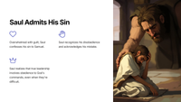 1 Samuel 15 - Saul se ongehoorsaamheid en verwerping