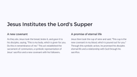 Easter Unit Lesson 4: The Last Supper
