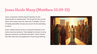 Exploring Matthew 15:1-39