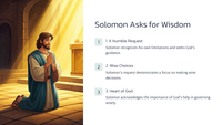 The Wisdom of King Solomon - 1 Kings 3