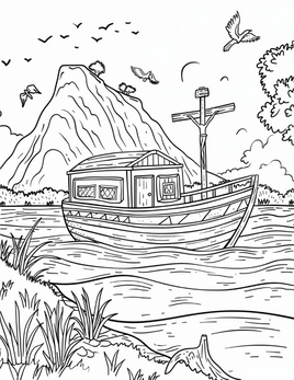 Ark_op_kalmwaters_bybelkleursel