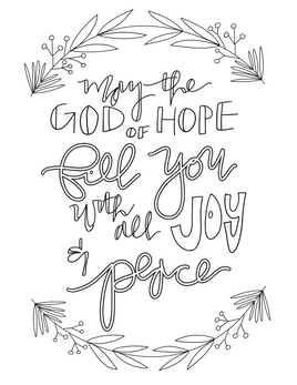 Bible Verse Coloring -  Romans 5 13