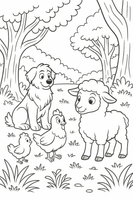 GFG Kids Stories - The Flock and the Farm –Book 4 – The Waters and the Wind