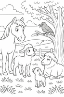GFG Kids Stories - The Flock and the Farm –Book 4 – The Waters and the Wind