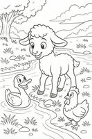 GFG Kids Stories - The Flock and the Farm –Book 4 – The Waters and the Wind