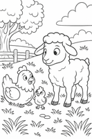 GFG Kids Stories - The Flock and the Farm –Book 4 – The Waters and the Wind