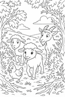 GFG Kids Stories - The Flock and the Farm – Book 2: The Fold and the Field