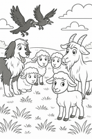 GFG Kids Stories - The Flock and the Farm – Book 2: The Fold and the Field