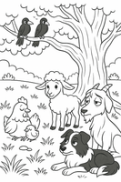 GFG Kids Stories - The Flock and the Farm – Book 2: The Fold and the Field