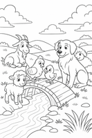 GFG Kids Stories - The Flock and the Farm – Book 2: The Fold and the Field