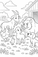 GFG Kids Stories - The Flock and the Farm – Book 2: The Fold and the Field