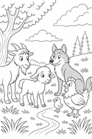 GFG Kids Stories - The Flock and the Farm – Book 2: The Fold and the Field