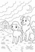 GFG Kids Stories - The Flock and the Farm – Book 6 - The Flock and the Shadows